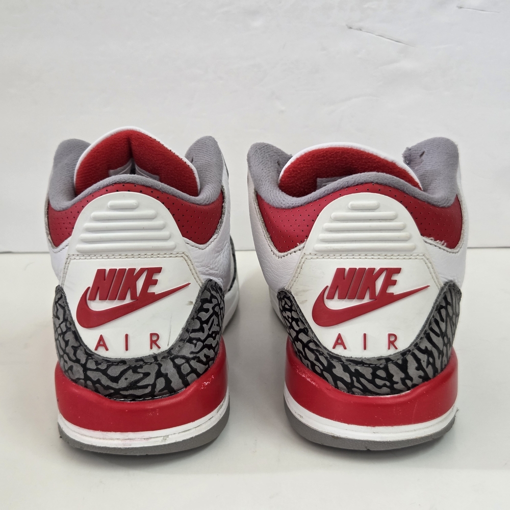 Jordan 3 Retro Mid Fire Red DM0967-160 Size 7Y Or Womens 8.5 - Picture 6 of 9